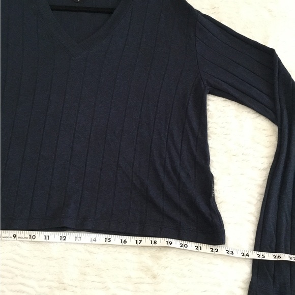 ATHLETA Harmony Ribbed Hoodie Blue Size small - Picture 7 of 12